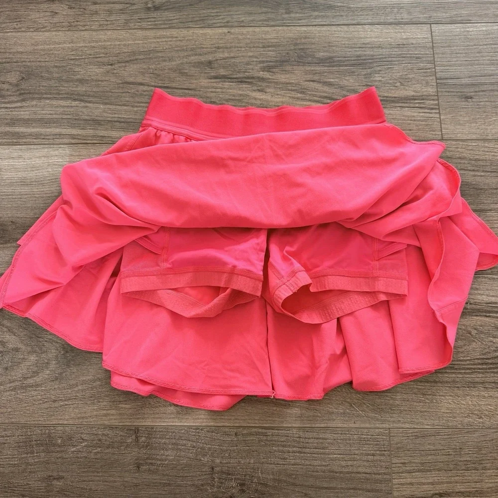 Lululemon Court Rival High Rise Skirt *Long Size 4 Lip Gloss - LW8AH4T
